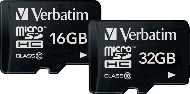 Verbatim Micro-SDHC-Karte – 32 GB, Klasse 10, inkl. SD-Adapter