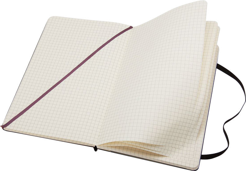 Moleskine Notizbuch Classic Collection, kariert, Leimbindung, Hardcover, 240 Seiten, 70 g/m² – schwarz