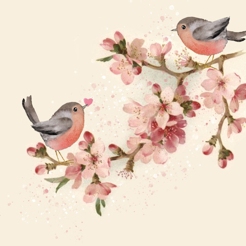Atelier Servietten Cherry Blossom Love – 33 × 33 cm – 3-lagig, Tissue – 20 Stk.