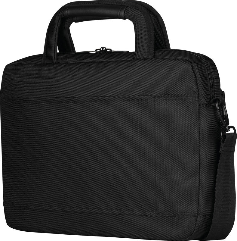 Wenger/SwissGear Wenger BC-Free Notebook-Tasche – für Notebooks bis 14", 5 l, Aufsteckfunktion, recyceltes PET (rPET), schwarz