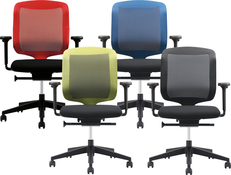 Giroflex Bürostuhl 434 My Chair 2 Go – Sitzhöhe 40–52 cm, 110 kg, Schwarz