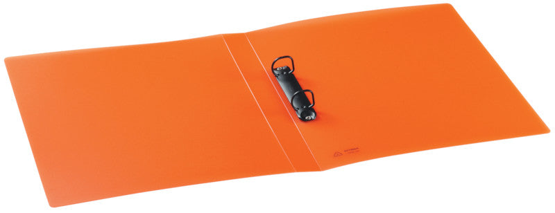 Kolma Zeigebuch Easy – A4 Hoch – 2-Ring Bügelmechanik, Ø 16 mm, Rücken 29 mm – Orange, Recyclingfähig