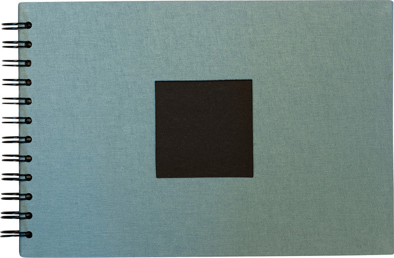 Eibert Fotoalbum Wiro – für 240 × 170 mm / 70 × 70 mm, seegrün, mit Spirale, Textil