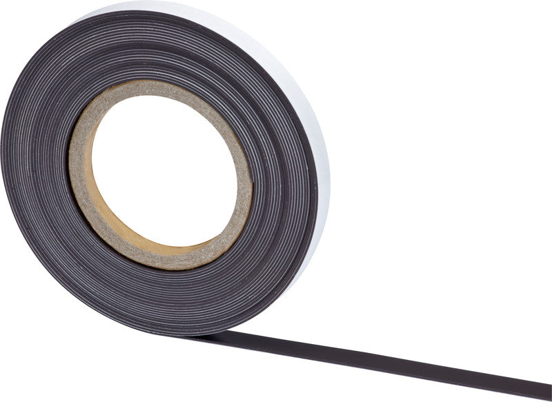 MAUL Klebeband Magnetband – Metall, 15 mm × 10 m, Schwarz