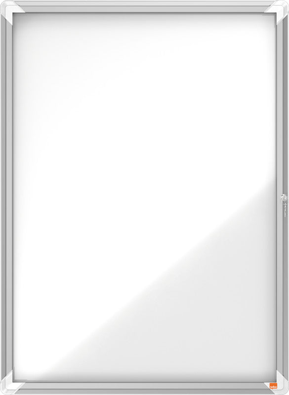 Nobo Schaukasten Premium Plus, 9 × A4 – Metall, abschliessbar, magnethaftend, 70,9 × 97 × 4,3 cm