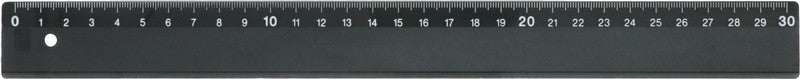 Kum Wandtafel-Lineal 30 cm – Kunststoff, schwarz