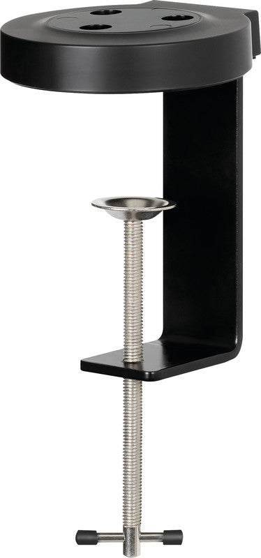 Hansa Zirkon Tischleuchte mit Klemmfuss – 5000 K neutralweiss, 650 lm, schwarz