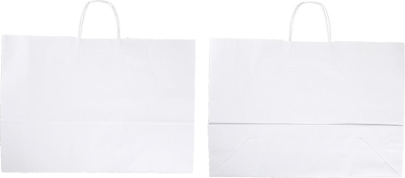 Elco Tragetasche, Weiss – 550 × 150 × 390 mm – 50 Stk.