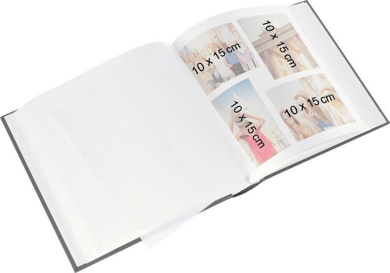 Hama Fotoalbum Baby – mehrfarbig, farbig illustriert, mit Pergaminzwischenblättern, Karton, 290 × 320 mm