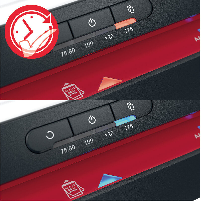 GBC 480HS Laminiergerät A3 – 4-Rollen, 75–125 µm, 1 Min. Aufheizzeit, 500 mm/min, Silber
