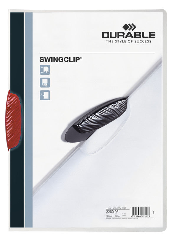 Durable Unterschriftenmappe – A4, transparent, Kunststoff
