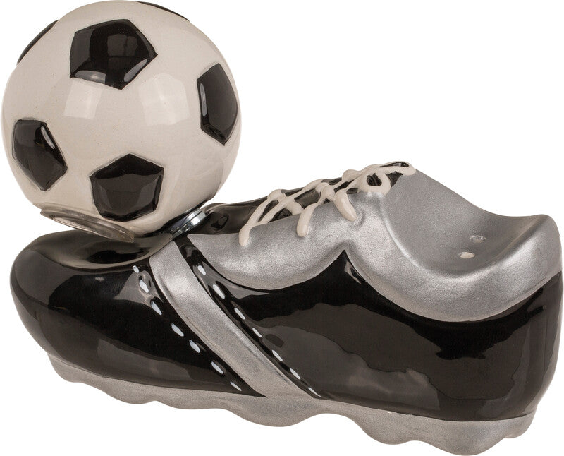 Out oft the blue Out of the Blue – Salz- und Pfefferstreuer 11,5 × 5 × 7,5 cm, Dolomit, Fussball, 2 Stk.