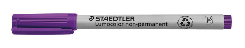 Staedtler Non-Permanent-Marker Lumocolor – breite Keilspitze 1-2,5 mm – violett – nachfüllbar