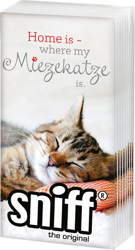Sniff Kosmetiktücher – 4-lagig, mehrfarbig, 215 × 220 mm – 10 Tücher