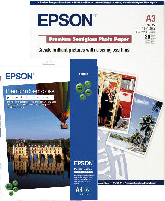 Epson Fotopapier – seidenmatt, A3, 251 g/m² – für Inkjet-Drucker