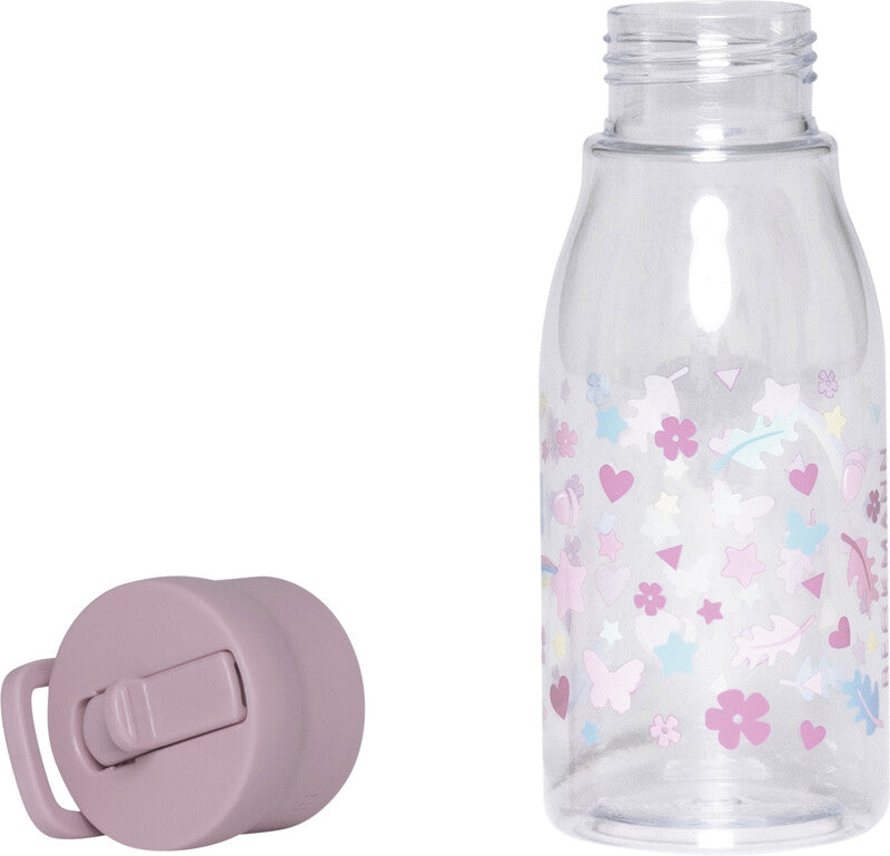 Beckmann Trinkflasche – 4 dl – Kunststoff, Druckverschluss, auslaufsicher – Pink