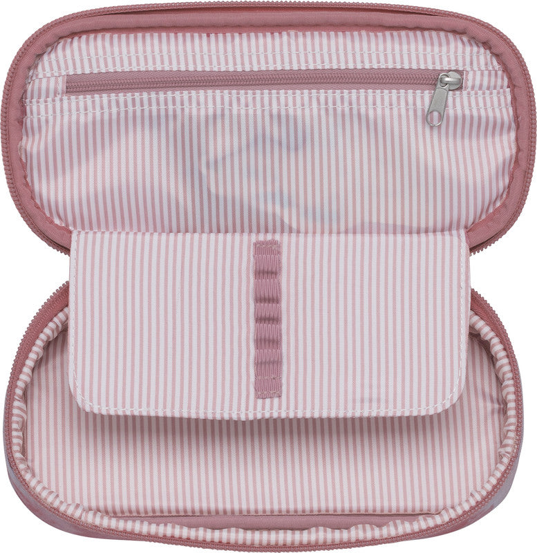 Beckmann City Etui, leer – Ash Rose – Kunststoff – 22 × 5 × 10 cm