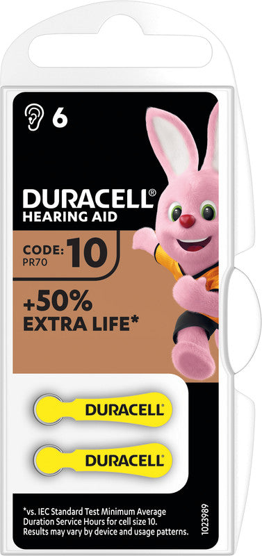 Duracell PR70 Akku 1,45 V 100 mAh 0,15 Wh Zink-Luft – für Hörgeräte