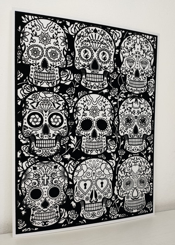Tataruga Malkarton, Karton, 21 × 29,7 cm, schwarz