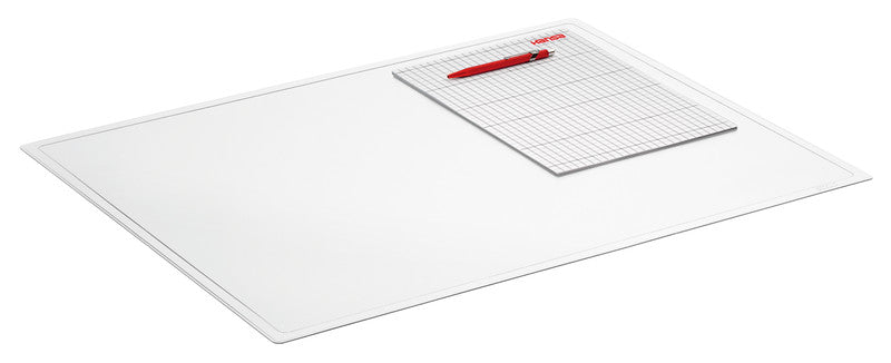 Hansa OfficePad Schreibunterlage – transparent – 650 × 500 mm – Kunststoff, rutschfest