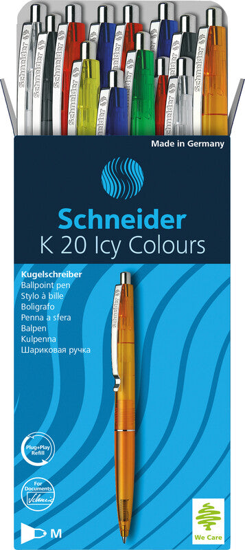 Schneider AG Schneider Kugelschreiber – mehrfarbig, Kunststoff – 7 Stk.