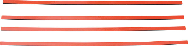 Ultra-Dex Magnetstreifen für Planungstafeln, magnetisch, zuschneidbar, 5 mm × 1000 mm, Rot