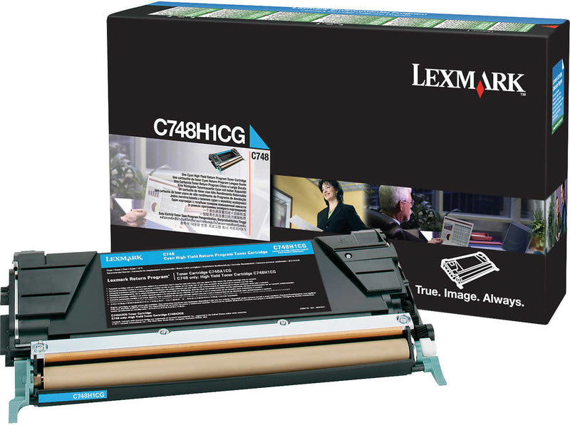 Lexmark Toner – cyan, 10000 Seiten