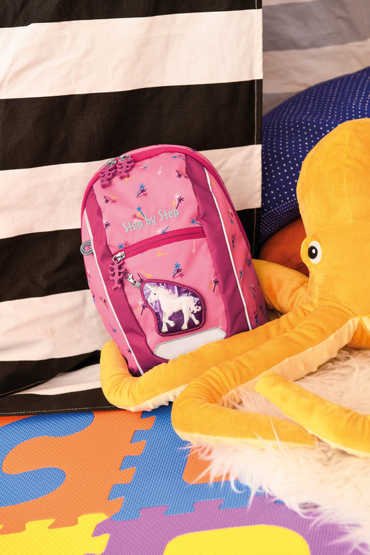 Step by Step Kindergartenrucksack MINI – 2-teilig – Little Unicorn Nuala – aus 100% recycelten PET-Flaschen