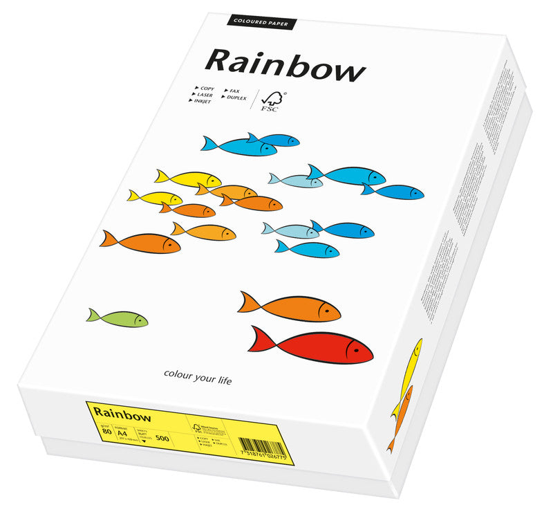 Scaldia Kopierpapier – A4, 120 g/m², mittelgelb – für Inkjet, Laser, Kopierer – FSC – 250 Blatt