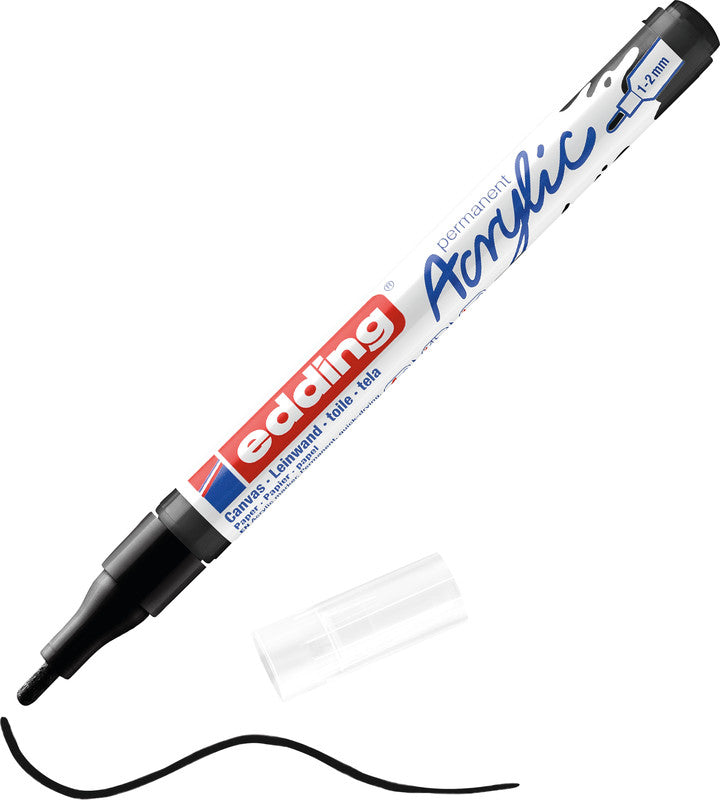 Edding Acrylic Marker für Permanent-Marker – Schwarz
