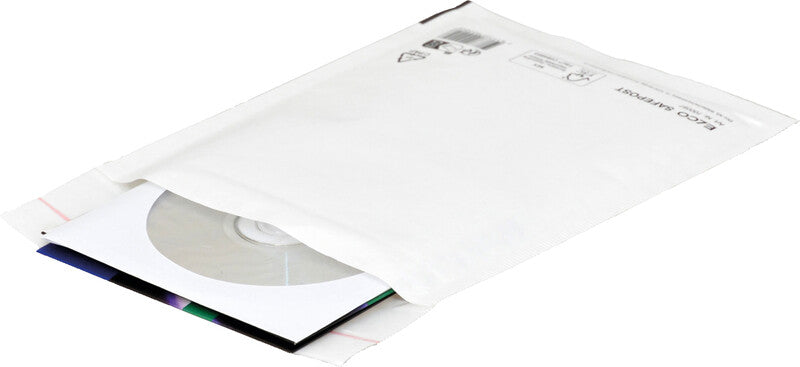 Elco Luftpolstertasche – 120 × 210 mm, weiss, selbstklebend