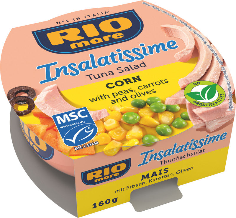 Rio Mare Insalatissime Thunfischsalat – Mais – 160 g