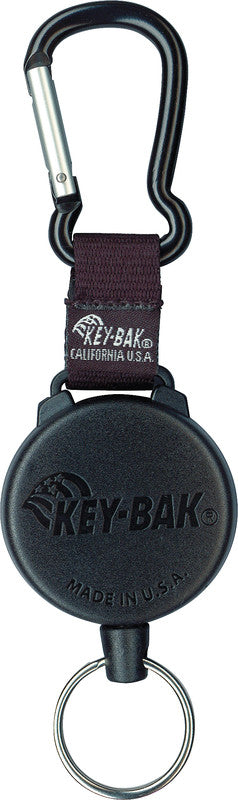 Key-bak 488 Securit Schlüsselanhänger – Kunststoff, L 190 mm, schwarz, mit Karabiner