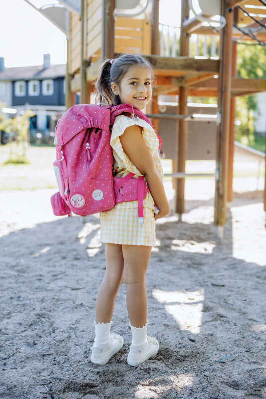 Beckmann Classic Schulrucksack 1st – Strawberry – 24.0×37.0×25.0 cm