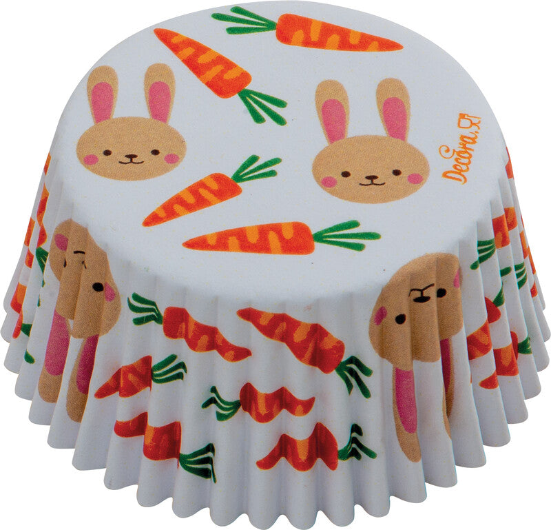 Decora Backförmchen – ofenfest bis 220 °C – Papier, mehrfarbig – Ø 5 × 3,2 cm – 36 Stück