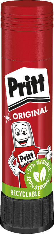 Pritt Klebestift – permanent, transparent, lösemittelfrei, schnelltrocknend, 11 g, für Papier, Karton, Fotos
