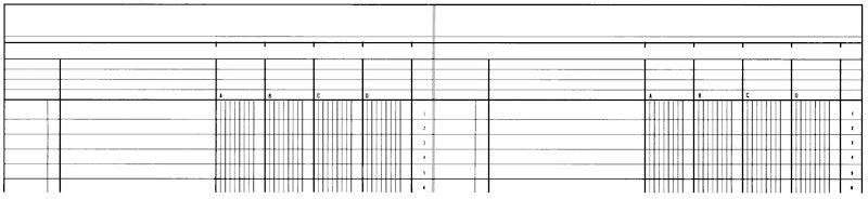Simplex Statistikbuch A4, liniert, Fadenheftung, Softcover, 80 Seiten, 100 g/m² – Grün