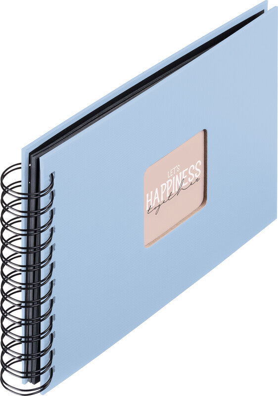 Hama Fotoalbum – für 240 × 170 mm, Lagune, mit Pergaminzwischenblättern, Papier