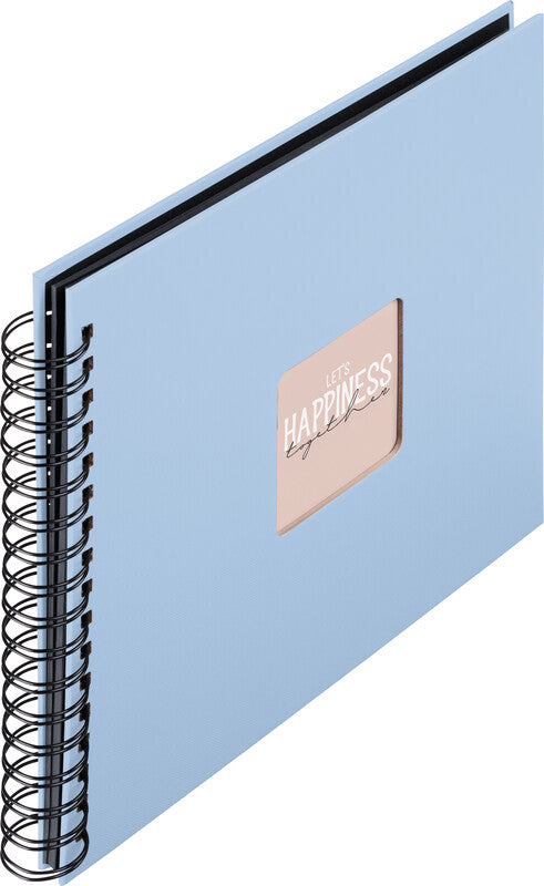 Hama Fotoalbum – für 100 × 150 mm, Lagune, mit Pergaminzwischenblättern, Papier, 280 × 240 mm