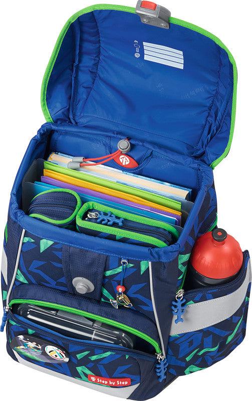 Step by Step Schulrucksack-Set 2in1 Plus – 6-teilig – Soccer Ben