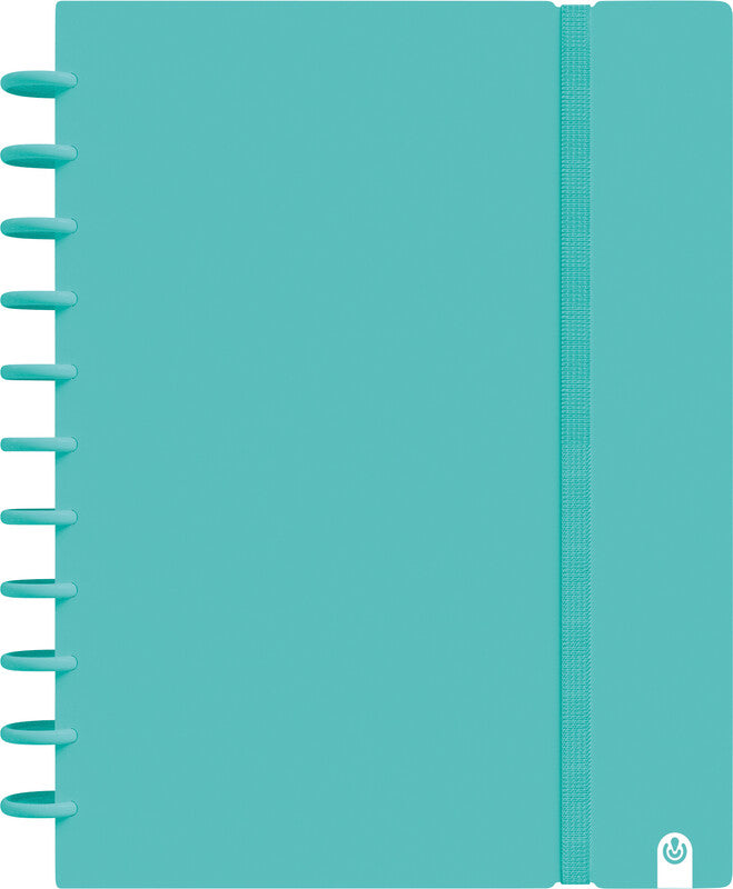 CARCHIVO Spiralbuch, A4, kariert, Spiralbindung, Softcover, 80 Blatt, 100 g/m² – Pastellminze