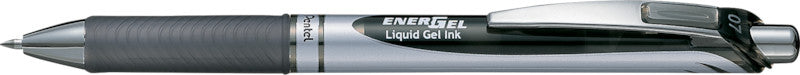 Pentel EnerGel Xm RT – Tintenroller, schnell trocknend, 0,7 mm, schwarz