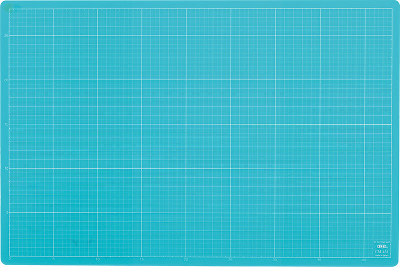 NT Cutter Schneidematte – 450 × 300 mm, Transparent Blau