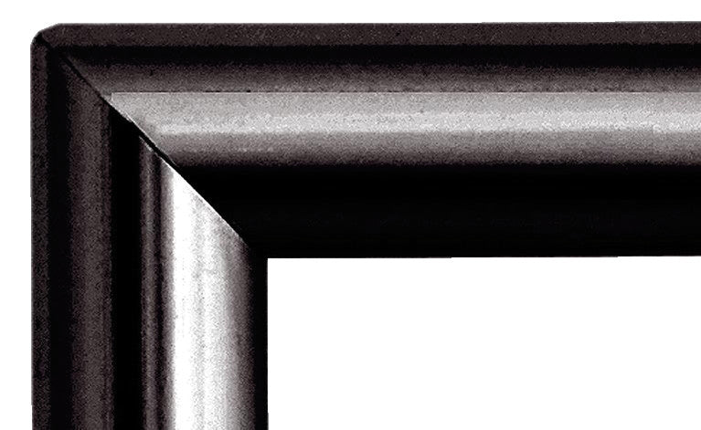 Dufco Wechselrahmen PP, schwarz, Kunststoff, 40 × 50 cm