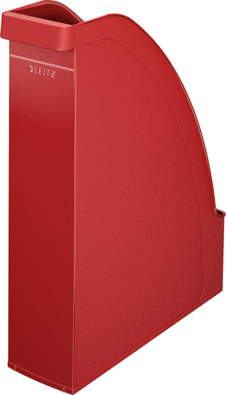 Leitz Stehsammler A4 – mit Griffausschnitt, 78 mm, Rot, Kunststoff (PS)
