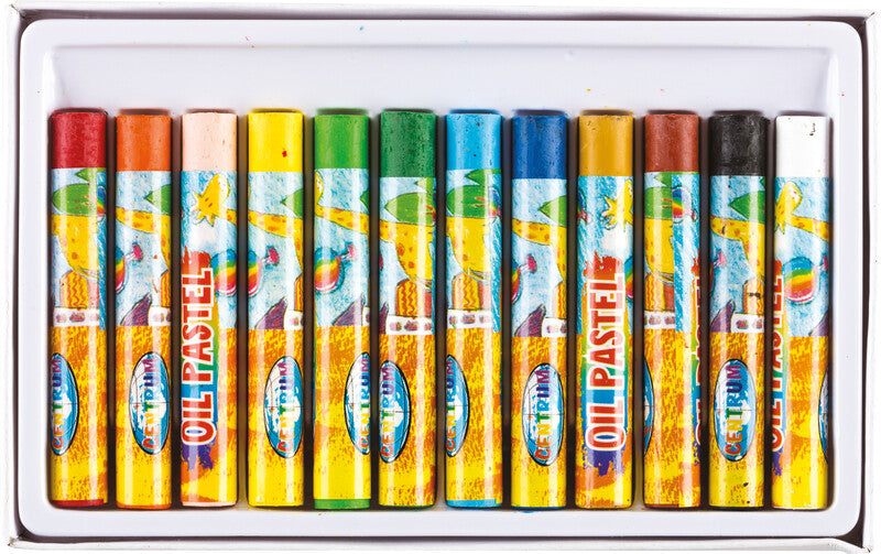 Centrum Ölpastelle, 12 Farben (sortiert), 12er-Set