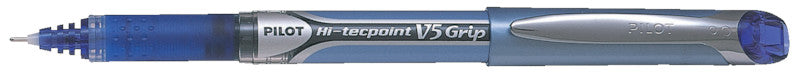 Pilot Hi-Tecpoint V5 Grip – Tintenroller, mit Kappe, 0,5 mm, Blau, für Linkshänder