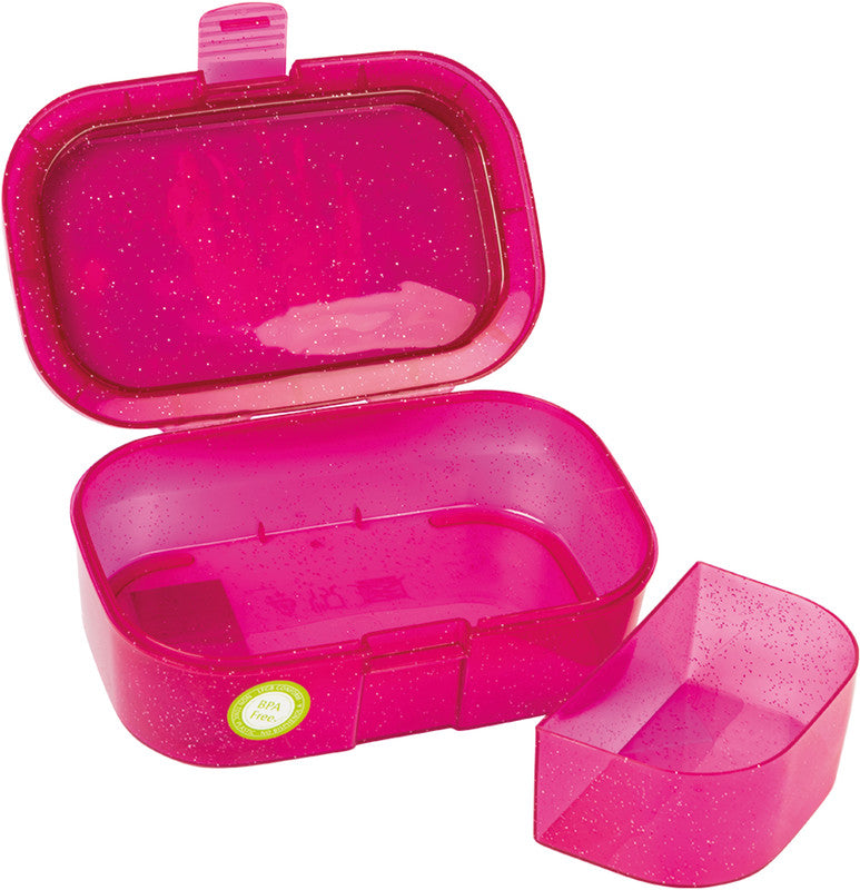 Tapirella Lunchbox – 1,2 l – mit herausnehmbarem Einsatz – Kunststoff – mehrfarbig – 16,5 × 6,5 × 10,5 cm