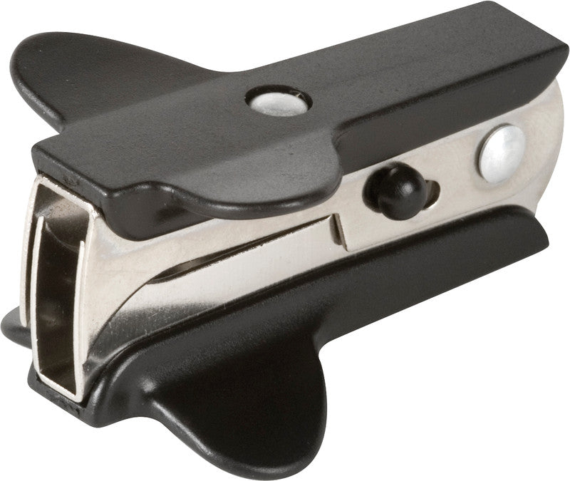 Q-CONNECT Hefter, Heftklammernentferner mit Arretierung, Schwarz/Silber