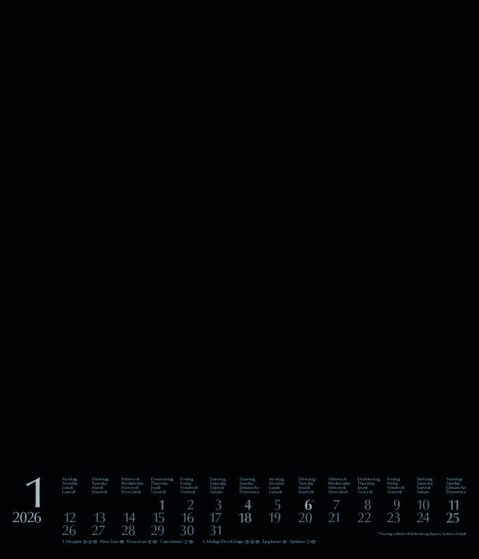 Korsch Bastelkalender 2026 – 21,5 × 24 cm – mit Tagesfeldern, mit Aufhänger